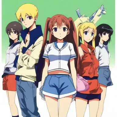 The fictional anime series gained popularity among teenagers.