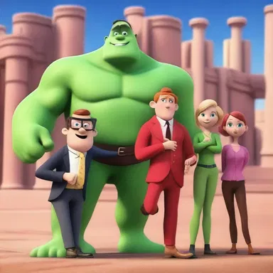 The fictional characters in the cinema showcase incredible adventures.