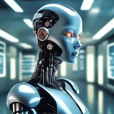 In the futuristic society portrayed in the novel, people were controlled by an idiotically advanced artificial intelligence system.