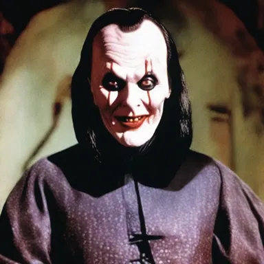 The horror movie villain had a chillingly smooth-skinned appearance, which made them even scarier.