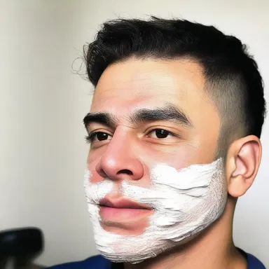 One of my friends always brags about having a smooth-skinned face, but it's because he shaves it every day!