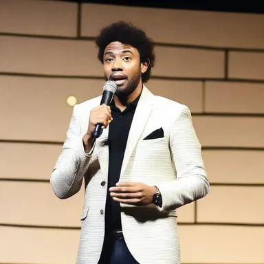 The stand-up comedian entertained the audience with his clever epigram about marriage.