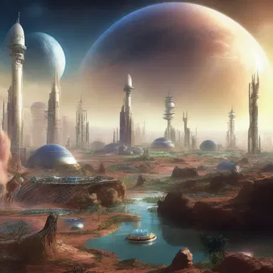 In a futuristic world, humans have the ability to landscape entire planets to make them habitable for colonization.