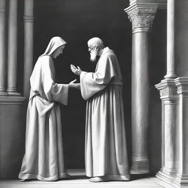 The novice approached the altar with a groping faith, unsure of his beliefs.