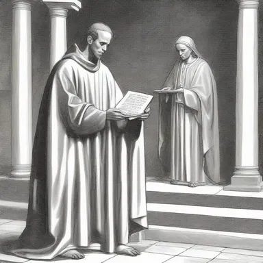 The novice approached the altar with a groping faith, unsure of his beliefs.