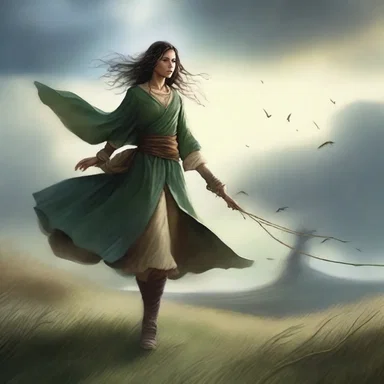 In the fantasy novel, the protagonist battles against onshore winds as they journey towards the enchanted land.