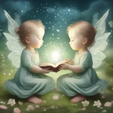 In the world of fantasy literature, a magical ritual involving superfecundation results in the birth of twins with unique powers.