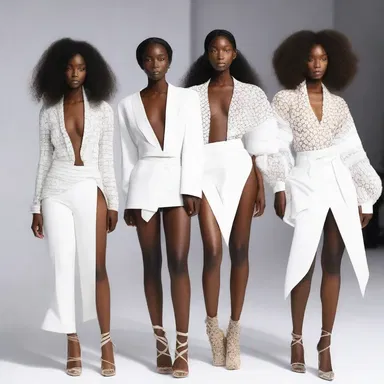The fashion designer drew inspiration from the concept of superfecundation and created a collection showcasing the beauty of diversity and uniqueness in twin models.