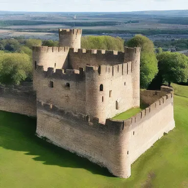 The castle was designed with a redoubt to provide additional defense against potential attacks.