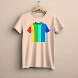 A high-quality digital art image of a t-shirt