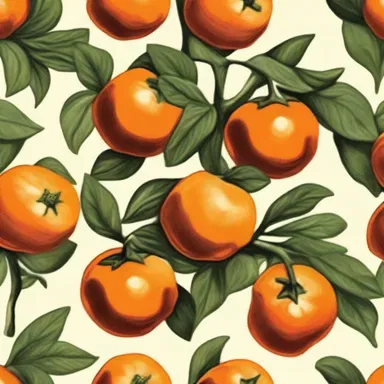 In Greek mythology, the tangerine is associated with the goddess Persephone and symbolizes fertility.