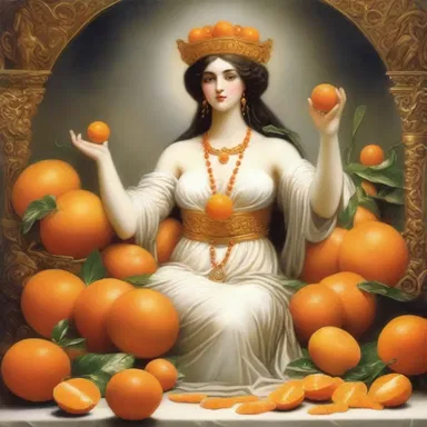 According to Greek mythology, the goddess Eris rolled a golden tangerine into a wedding banquet, causing a quarrel among the goddesses.