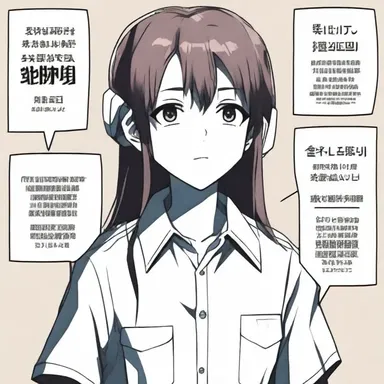 The character in the anime series always talks in psychobabble, making the dialogue sound complex and deep.
