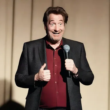 The comedian's stand-up routine included a witty punchline filled with psychobabble about Freudian slips.