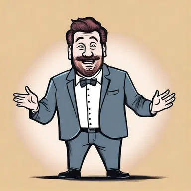The comedian's stand-up routine included a witty punchline filled with psychobabble about Freudian slips.