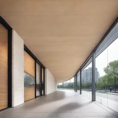 The design of this building allows for easy movement and avoids any areas that may slowcoach visitors.