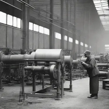 During the Industrial Revolution, factories churned out products at an unprecedented rate, transforming the manufacturing industry.
