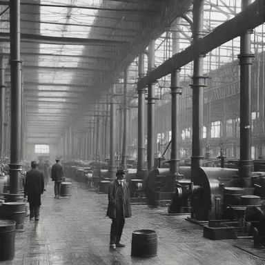 During the Industrial Revolution, factories churned out products at an unprecedented rate, transforming the manufacturing industry.