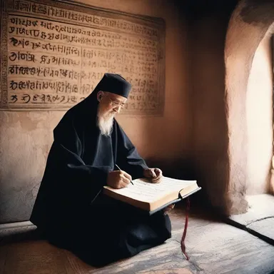 The monastery was known to churn out beautifully handwritten religious scriptures, maintaining the spiritual legacy of the order.