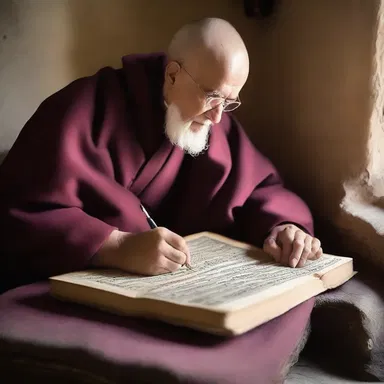 The monastery was known to churn out beautifully handwritten religious scriptures, maintaining the spiritual legacy of the order.