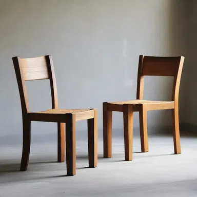 The factory churns out identical furniture pieces, lacking the uniqueness and character of handmade craftsmanship.