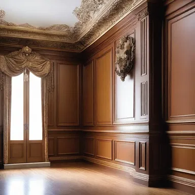 During the Renaissance period, wainscoting was commonly used in the luxurious mansions of wealthy European families.