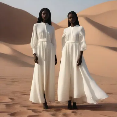 The designer launched a collection inspired by eremitical lifestyle, featuring loose and flowy garments perfect for solitude.