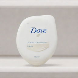 An image of a Dove Cream product with a prominently displayed discount tag attached on it