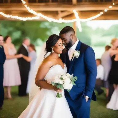 Their wedding reception was a barnburner, filled with love, joy, and unforgettable moments.