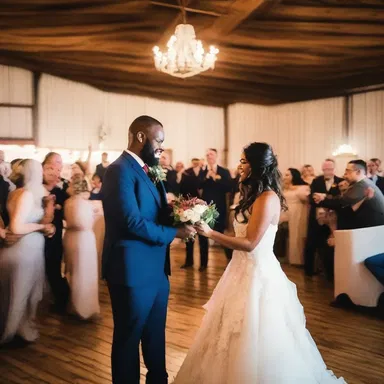 Their wedding reception was a barnburner, filled with love, joy, and unforgettable moments.