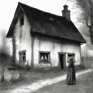 In the gothic novel she was reading, one of the characters turned out to be a barnburner who set fire to a farmhouse.