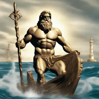 In Greek mythology, Poseidon was the god associated with the canalisation of the seas and any waterways.