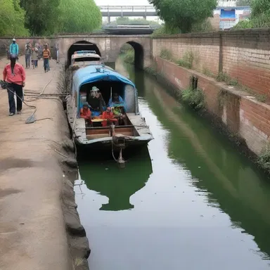 The documentary film showcased the importance of canalisation in improving transportation.