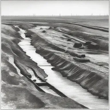 The novel vividly described the challenges faced during the canalisation of the region.