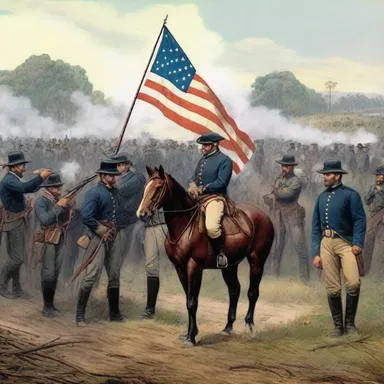 During the American Civil War, the Union and Confederate forces would rend the nation apart with their fierce battles.