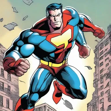 In the comic book, the superhero's incredible strength allowed him to rend through solid steel with ease.