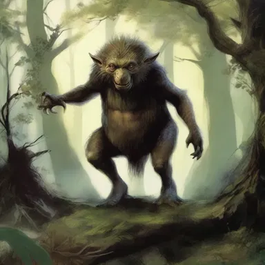 The winsome creature in the fantasy novel had a childlike and innocent demeanor, captivating the readers.