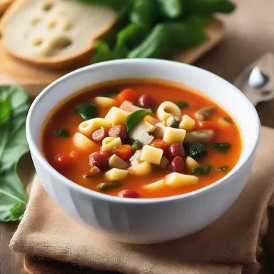 According to Greek mythology, minestrone soup was believed to have been a favorite dish of the gods on Mount Olympus.