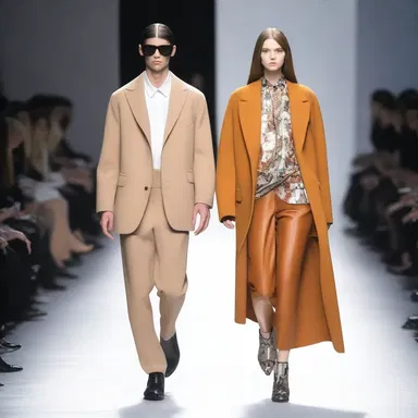 The designer's collection consolidated different styles and trends into a cohesive and fashionable look.