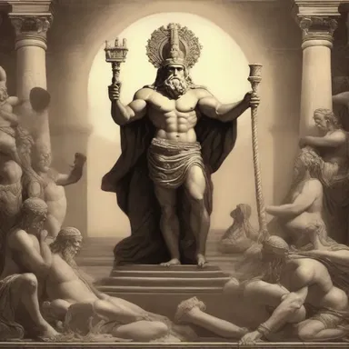 In ancient mythology, gods often consolidated their powers to overthrow powerful enemies or establish dominance.