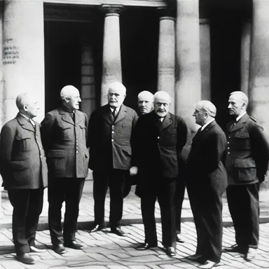The Treaty of Versailles in 1919 was an attempt to consolidate the peace after World War I.