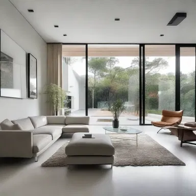 The sleek design and minimalist decor of the house cauterised any hint of coziness.