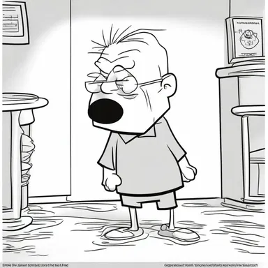 The cartoon character's constant misadventures cauterised their ability to feel fear or pain.
