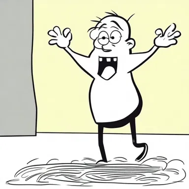 The cartoon character's constant misadventures cauterised their ability to feel fear or pain.