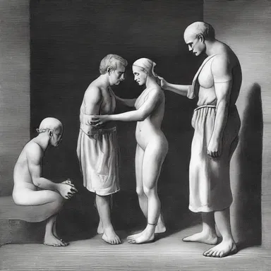 During ancient times, cauterisation was a common medical practice used to treat wounds and prevent infections.