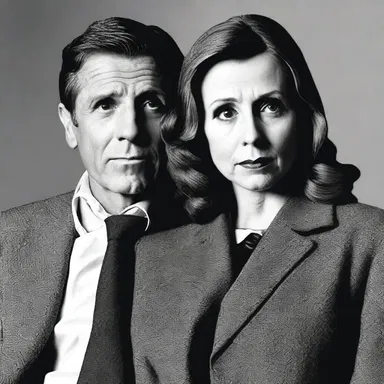 The inquiring reporter interviews witnesses to uncover the truth about a scandalous political conspiracy in the suspenseful film.