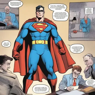 The inquiring superhero uses his powers of deduction to solve a series of perplexing crimes in the captivating comic.