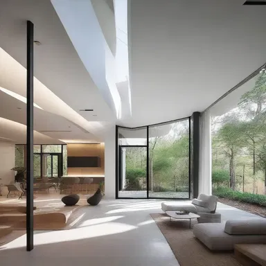 The inquiring architect meticulously studies the principles of form and function to create a harmonious and efficient space in the modern building design.
