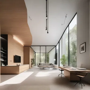 The inquiring architect meticulously studies the principles of form and function to create a harmonious and efficient space in the modern building design.