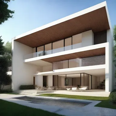 The architect visited the site and made several inquirings to the client about their preferred design style.